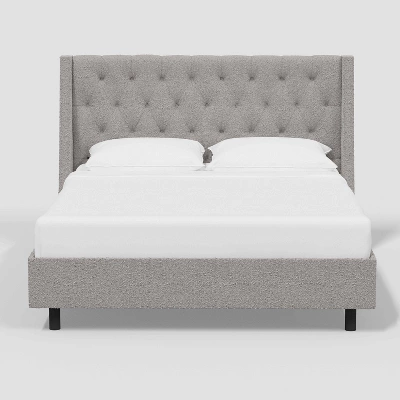 Gilford Wingback Platform Bed In Boucle - Threshold™ 1 Gilford Wingback Platform Bed In Boucle - Threshold™