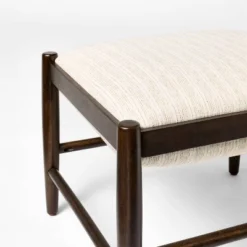 Wood Frame Pillow Top Ottoman Cream - Threshold™ With Studio McGee -Home Living GUEST 00e10341 ba6b 414b a642 aaf5f875608b