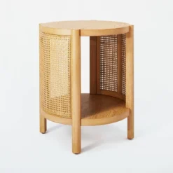 Portola Hills Woven Accent Table - Threshold™ Designed With Studio McGee -Home Living GUEST 01d0c929 8f40 4501 a180 ad0f5b38117e