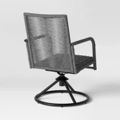 2pc Granby Padded Wicker Outdoor Patio Dining Chairs Swivel Chairs Gray - Threshold™ 10 2pc Granby Padded Wicker Outdoor Patio Dining Chairs Swivel Chairs Gray - Threshold™ -Home Living GUEST 02fa95a9 1941 4d79 b020 464fa9002c2a