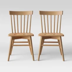 Set Of 2 Windsor Dining Chair - Threshold -Home Living GUEST 0384a8cf 772c 41d1 959a e2c2b13eea9f