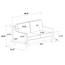 Prescott Loveseat - Threshold™ -Home Living GUEST 0562b811 53b5 4468 9b10 5a270f47b7c4