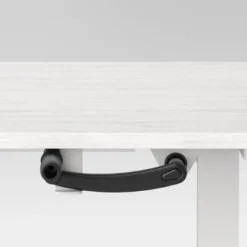 Loring Manual Height Adjustable Standing Desk White - Threshold™ -Home Living GUEST 12e26690 e7ed 48d4 a56d 06228638b8dc