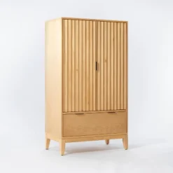 55" Thousand Oaks Wood Scalloped Cabinet - Threshold™ Designed With Studio McGee -Home Living GUEST 13793a96 4ce8 460c bb62 c7acc7187de8