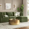 Haven Velvet Modular French Seam Corner Sofa Dark Green - Threshold™