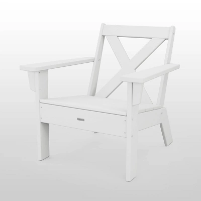 Shawboro POLYWOOD Patio Lounge Chair - White - Threshold™ 1 Shawboro POLYWOOD Patio Lounge Chair - White - Threshold™