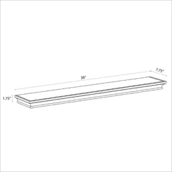 Traditional Wall Shelf White - Threshold™ -Home Living GUEST 1800e01f f3e4 4fad 9a88 96999268b9a0