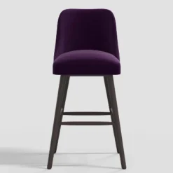Geller Modern Counter Height Barstool Velvet - Threshold™ -Home Living GUEST 1cdfb774 7bd2 4574 a338 d0aacb723f70