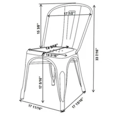 Carlisle High Back Dining Chair - Threshold -Home Living GUEST 1e2b5f59 c442 4855 bfc5 9fee37b5a021