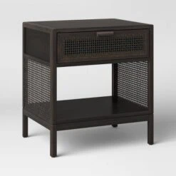 Minsmere Caned Accent Table With Drawer - Threshold™ 13 Minsmere Caned Accent Table With Drawer - Threshold™ -Home Living GUEST 23659c74 8dfe 46e6 9a26 29fa08c881e2