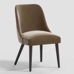 Geller Modern Dining Chair In Shiny Velvet Mystere - Threshold™ -Home Living GUEST 2369bae7 56ac 4476 907a bffe87efe6d3
