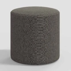 Round Thalia Ottoman In Textured Linen - Threshold™ -Home Living GUEST 23df4920 6d8b 48bc 86dd d35b79eec03e