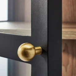 30" Crystal Cove Glass Cabinet Black - Threshold™ Designed With Studio McGee -Home Living GUEST 26fa73ea e496 41cb a096 0f669cdcbb99 1