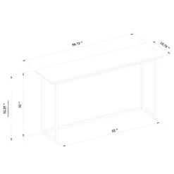 Hidden Hills Mixed Material Console Brown - Threshold™ Designed With Studio McGee -Home Living GUEST 2719499f 79d5 46d7 85d0 2d484464afec