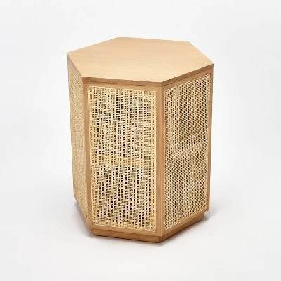 Lomita Rattan Accent Table Natural - Threshold™ Designed With Studio McGee 3 Lomita Rattan Accent Table Natural - Threshold™ Designed With Studio McGee - Image 3