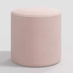 Round Thalia Ottoman In Velvet - Skyline Furniture -Home Living GUEST 2ac0aefd 3e71 4398 aa75 84e024a8ca06