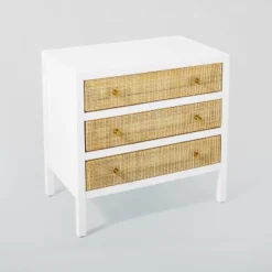 Springville 3 Drawer Nightstand White - Threshold™ Designed With Studio McGee -Home Living GUEST 2aec47cc d72c 4c7b bf64 e9ab76b448eb