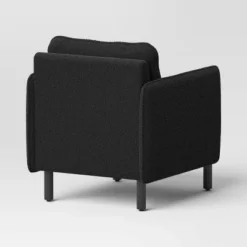 Square Back Accent Chair Black - Threshold™ -Home Living GUEST 2b15e2aa 76b9 43e1 b520 102751a8c598