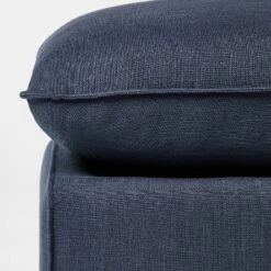 Slipcover Ottoman Blue - Threshold™ Designed With Studio McGee -Home Living GUEST 2ed08e00 618f 45f4 bc56 4680d7ee8d32