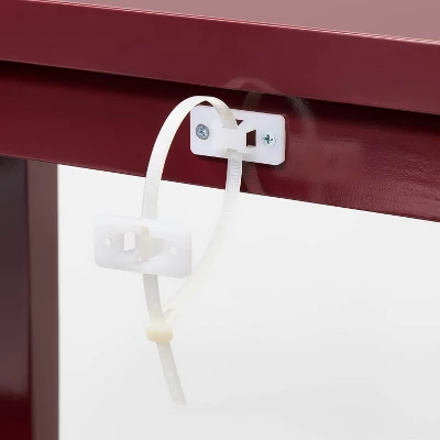 Console Table Lacquer Finish Dark Red - Threshold™ Designed With Studio McGee 4 Console Table Lacquer Finish Dark Red - Threshold™ Designed With Studio McGee - Image 4