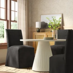 Kay Slipcovered Dining Chair - Threshold™ -Home Living GUEST 3108d01f 5e02 4ceb ac9d 6e9f376a515f