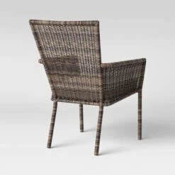 Monroe 2pk Patio Stack Dining Chairs Linen - Threshold™ -Home Living GUEST 314a9de7 14f5 4700 8f0b ccf660acbf11