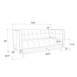 Cologne Tufted Track Arm Sofa Emerald Green - Threshold™ -Home Living GUEST 31ad25ce 542f 4418 8d1e 4bd58faa91d3