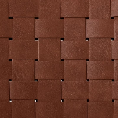 Wellfleet Woven Faux Leather Metal Base Counter Height Barstool - Threshold™ 5 Wellfleet Woven Faux Leather Metal Base Counter Height Barstool - Threshold™ - Image 5