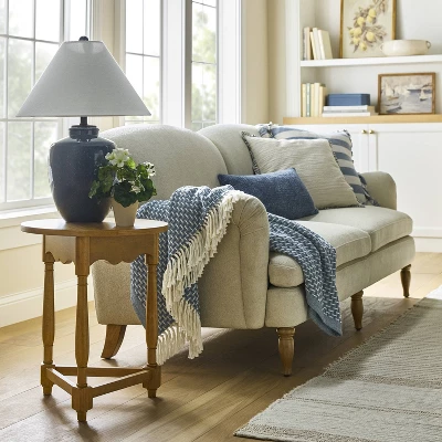 Scalloped Accent Table Light Oak - Threshold™ Designed With Studio McGee 1 Scalloped Accent Table Light Oak - Threshold™ Designed With Studio McGee