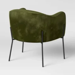 Gladden Rounded Back Anywhere Chair Dark Green - Threshold™ -Home Living GUEST 3626b6f8 9117 453d ba49 abf970c92318