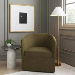 Rhea Swivel Chair In Linen - Threshold™ 20 Rhea Swivel Chair In Linen - Threshold™ -Home Living GUEST 36774f99 22fd 4368 b1ed 89e0c21f5995