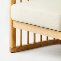 Richfield Barrel Spindle Back Accent Chair Cream/Natural - Threshold™ Designed With Studio McGee -Home Living GUEST 371acc25 5d6c 429d bb92 d4d4df9af1d4