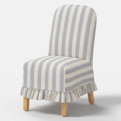 Rounded Back Slipcovered Dining Chair With Ruffle - Threshold™ 20 Rounded Back Slipcovered Dining Chair With Ruffle - Threshold™ - Image 20