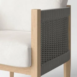 2pc Pasadena Outdoor Patio Chairs, Club Chairs Gray - Threshold™ Designed With Studio McGee -Home Living GUEST 38c03ff3 e56f 4756 b2d2 bde8abb7ac72