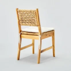 2pk Temescal Valley Wood And Woven Dining Chairs With Cushion Cream - Threshold™ Designed With Studio McGee -Home Living GUEST 38d690c4 7a20 4fcd 9fd7 68f7f98e23c3