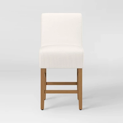 Mirage Slipcover Counter Height Barstool Cream - Threshold™ 2 Mirage Slipcover Counter Height Barstool Cream - Threshold™ - Image 2