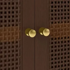 Woven Arched Wood Cabinet - Threshold™ -Home Living GUEST 3b0a1f7d 745e 4f50 8b18 94386aca5429