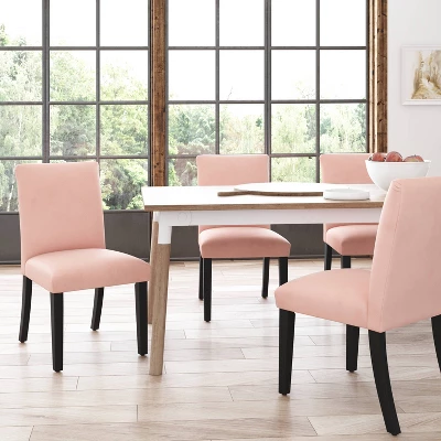 Velvet Parsons Dining Chair - Threshold 6 Velvet Parsons Dining Chair - Threshold - Image 6