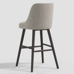 Geller Modern Counter Height Barstool Gray Boucle - Threshold™: Upholstered, Rubberwood Frame, 250lb Capacity -Home Living GUEST 4393c8e7 c285 40d3 bd55 b6132aa8211b