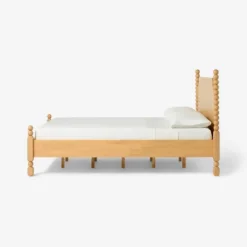 Modern Turned Wood Bed Brown - Threshold™ Designed With Studio McGee -Home Living GUEST 44429a92 9468 46bf 8e8e d67e3ba4d35e