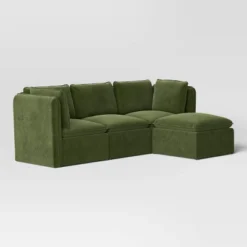 4pc Haven French Seam Modular Sectional - Threshold™ -Home Living GUEST 44e23a0d 0e31 4b65 a3a3 b1596a69104e