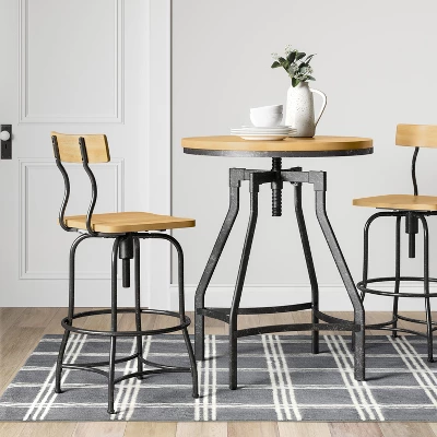 Woodsboro Bar Height Table Light Brown - Threshold™ 1 Woodsboro Bar Height Table Light Brown - Threshold™