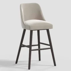 Geller Modern Counter Height Barstool In Shiny Velvet - Threshold™ -Home Living GUEST 46e30b2a dd3a 42eb b8c7 2f1484f5e948
