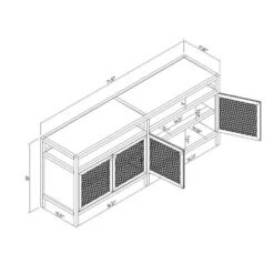 Springville Caned Door TV Stand - Threshold™ Designed With Studio McGee 13 Springville Caned Door TV Stand - Threshold™ Designed With Studio McGee -Home Living GUEST 4767db1b 9dbf 4d97 9af5 725f225f4811