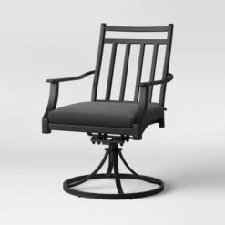 Fairmont 2pk Metal Patio Swivel Rocking Dining Chair - Threshold -Home Living GUEST 489feeff bb6b 4800 99eb c38e42665990