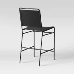 Ward Sling Metal Counter Height Barstool Black Faux Leather - Threshold™ -Home Living GUEST 4921beb0 795b 40dd be15 497e4aee32b5