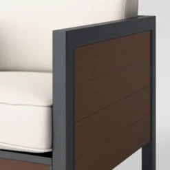 Bryant 2pk Faux Wood Patio Club Chairs - Gray/Natural - Threshold™ 7 Bryant 2pk Faux Wood Patio Club Chairs - Gray/Natural - Threshold™ -Home Living GUEST 4b3dd7d8 f559 42f6 8734 a91082fd3e71