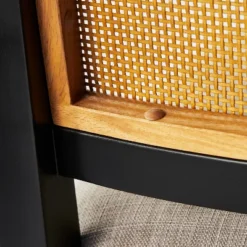 Oak Park Cane Dining Chair Black - Threshold™ Designed With Studio McGee -Home Living GUEST 4ca1798d 6731 4e02 845c cc860fdce5f8