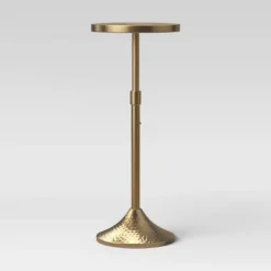 Lasker Patina Brass Drink Table Brass - Threshold™ -Home Living GUEST 4ce6a8a2 ec0a 4ff8 a987 c943a4d32ee3