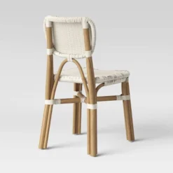 Canton Rattan And Woven Dining Chair White - Threshold™ -Home Living GUEST 4e0bc578 eecb 4781 bfb1 202cab8926ad